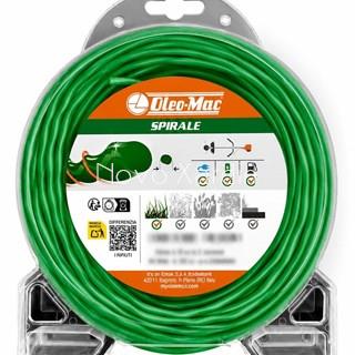 Nylon espiral Oleo Mac para desbrozadora 4.0mm x 27m - Imagen 1