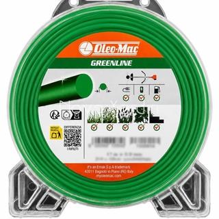 Nylon redondo Oleo Mac para desbrozadora 2.4mm x 15m - Imagen 1