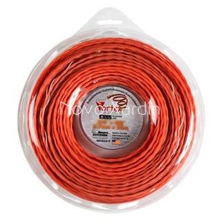 Nylon Vortex aluminio para desbrozadora 3.9mm x 25m - Imagen 1
